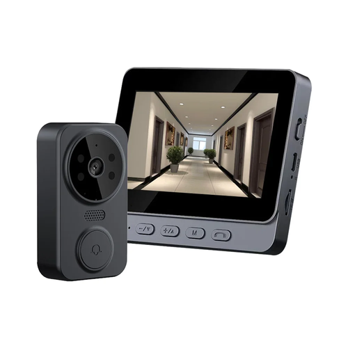 4.3'' IPS Screen 2.4G Wireless Visual Intercom Doorbell with Screen